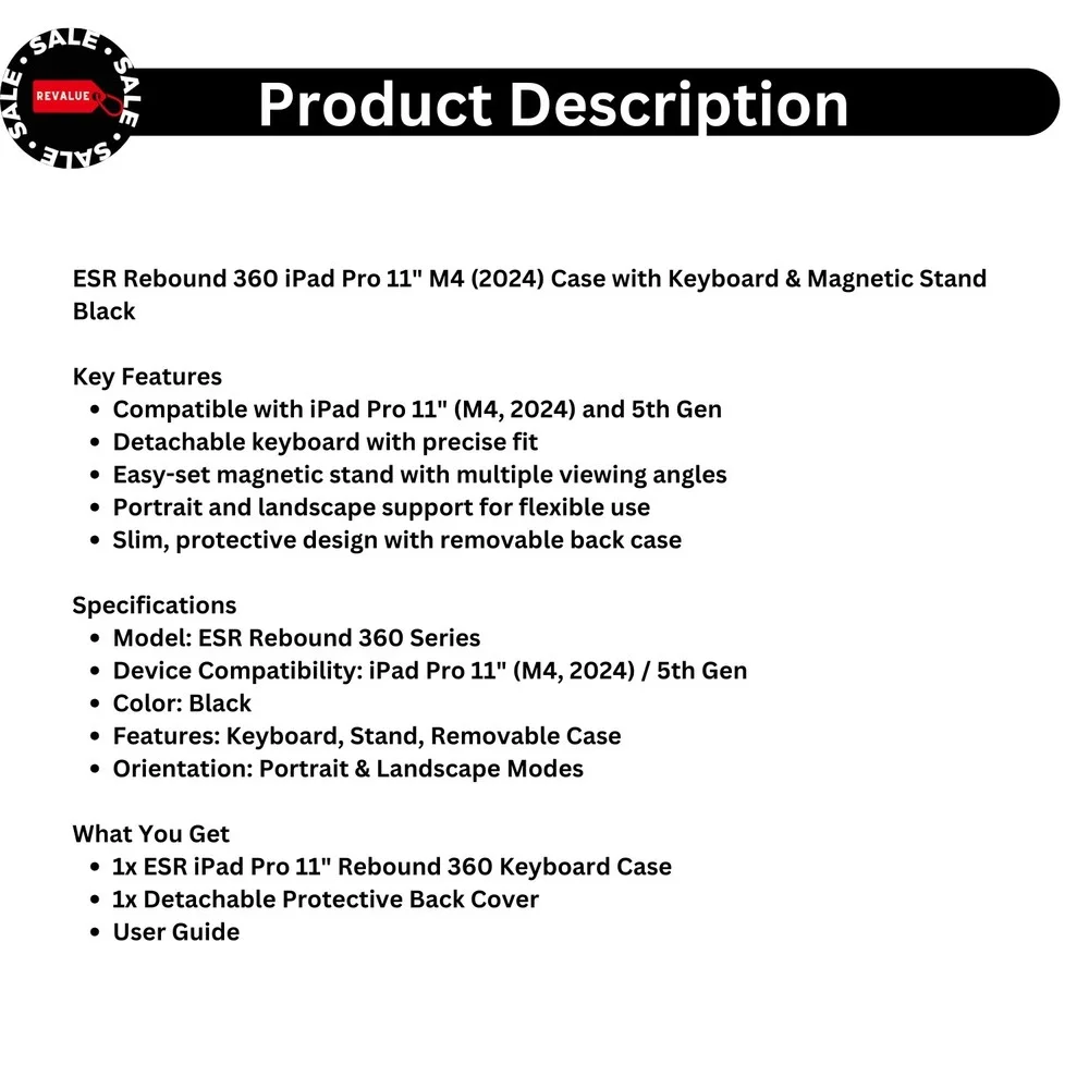 ESR Rebound 360 iPad Pro 11